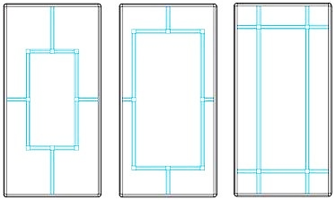 Примеры декоративной раскладки на окнах