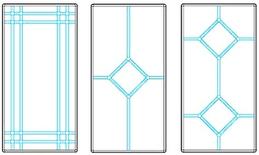 Примеры декоративной раскладки на окнах
