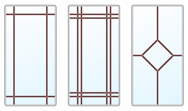 Декоративные раскладки для пластиковых окон