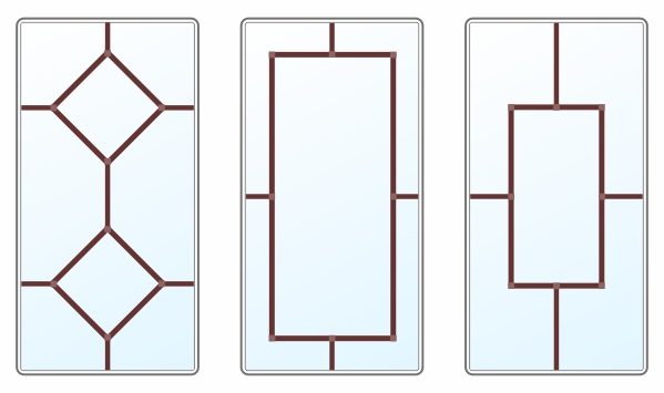 Декоративные раскладки в стеклопакетах